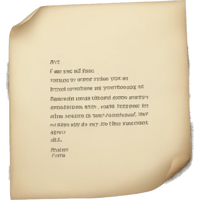 formal letter emoji