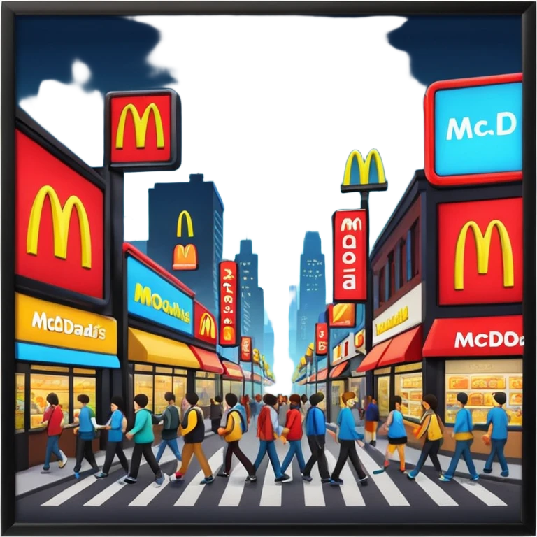 Mcdonalds street emoji