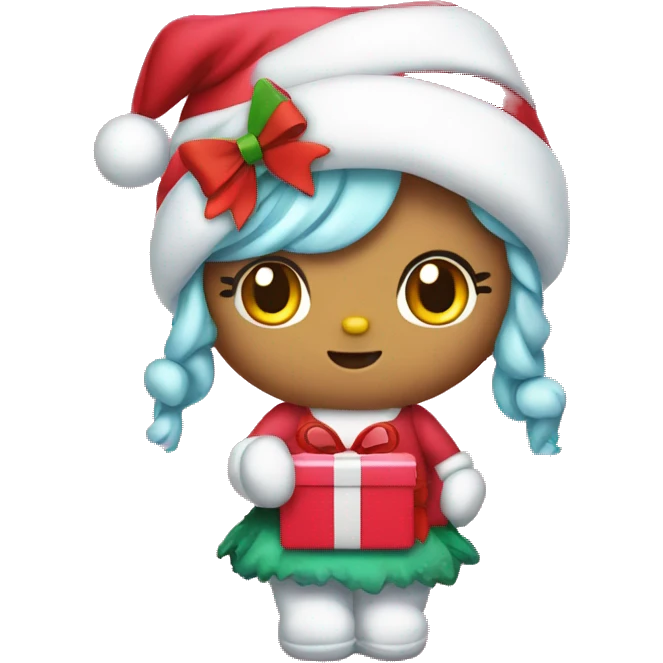 hello kitty christmas  emoji