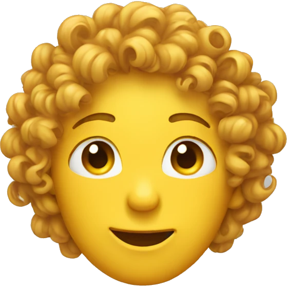 A emoji face with a curly face emoji