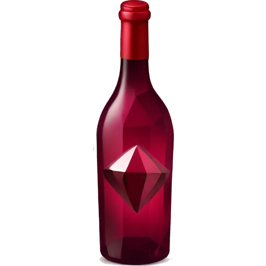wine red diamond  emoji