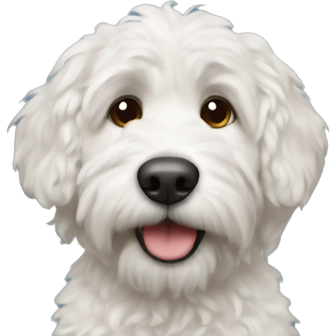 Bernidoodle dog emoji