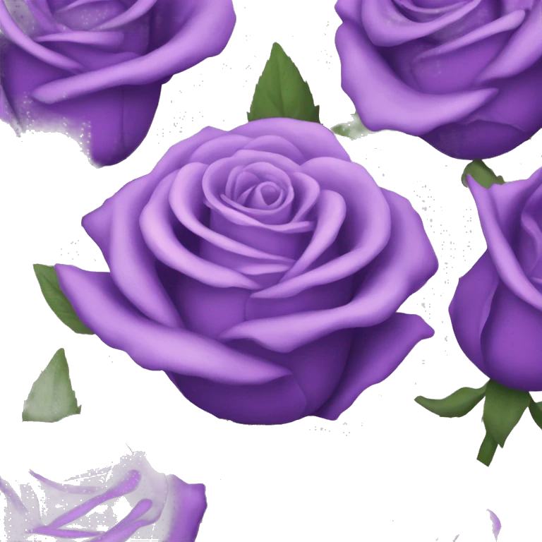 purple roses emoji