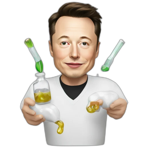 elon musk doing drugs, for educational purposes only, inclusiveness and positive, LGTBQ+ emoji