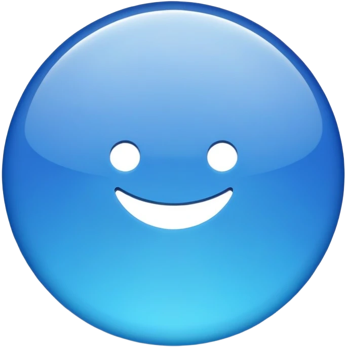 blue circle emoji