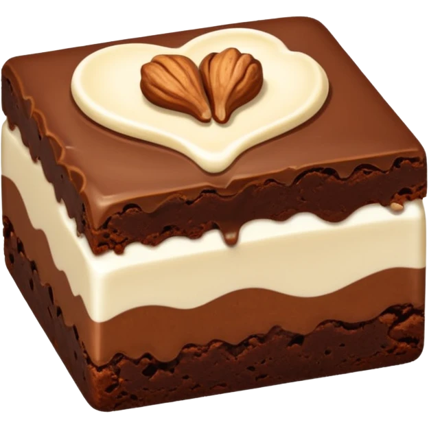 brownie chocolate con leche y avellana emoji