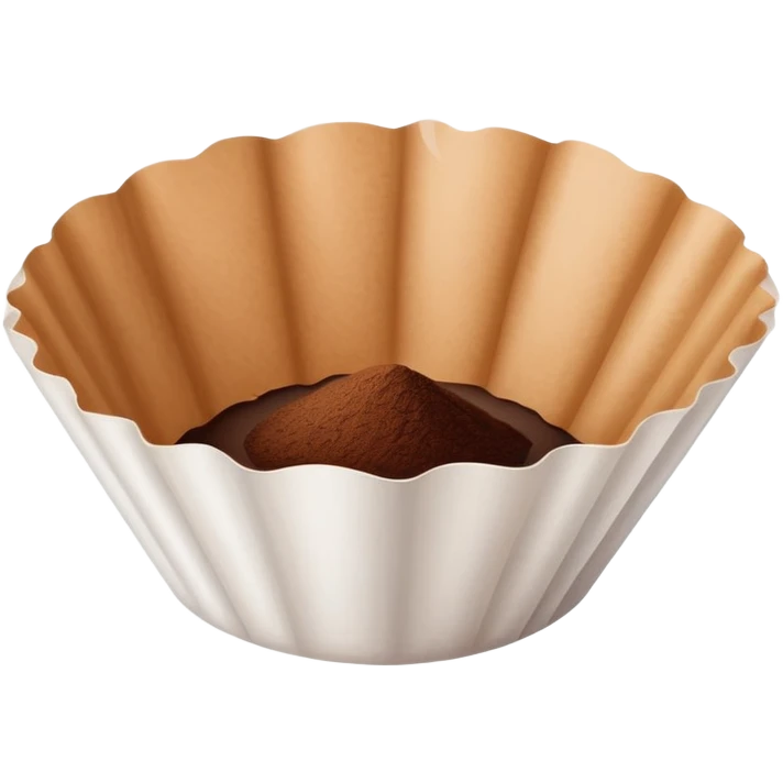 filling coffee in filter
 emoji