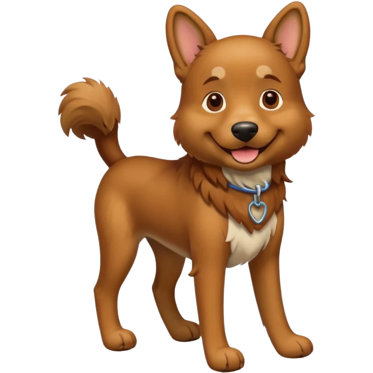 Dog with human legs emoji