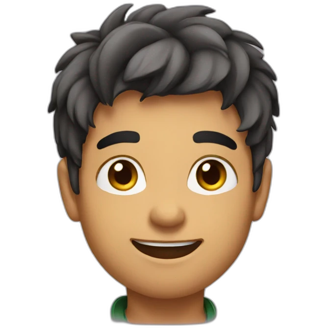 Newyear wishes from boy emoji