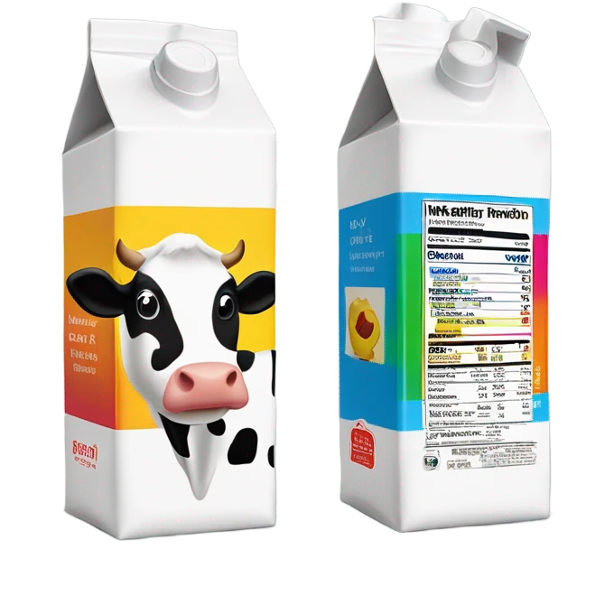 Milk carton emoji