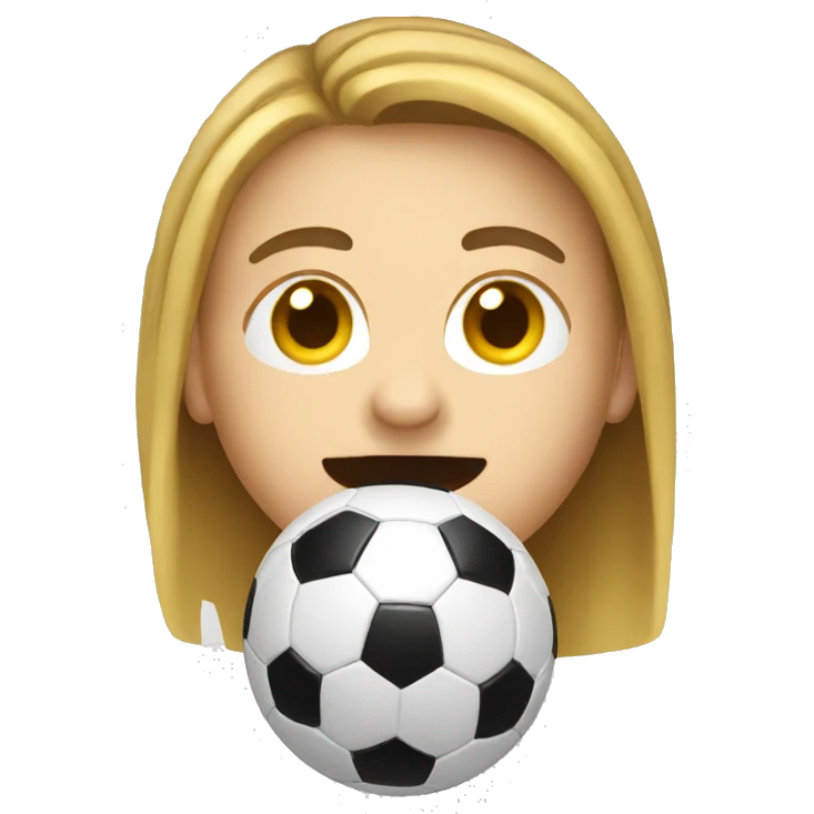 play soccer emoji