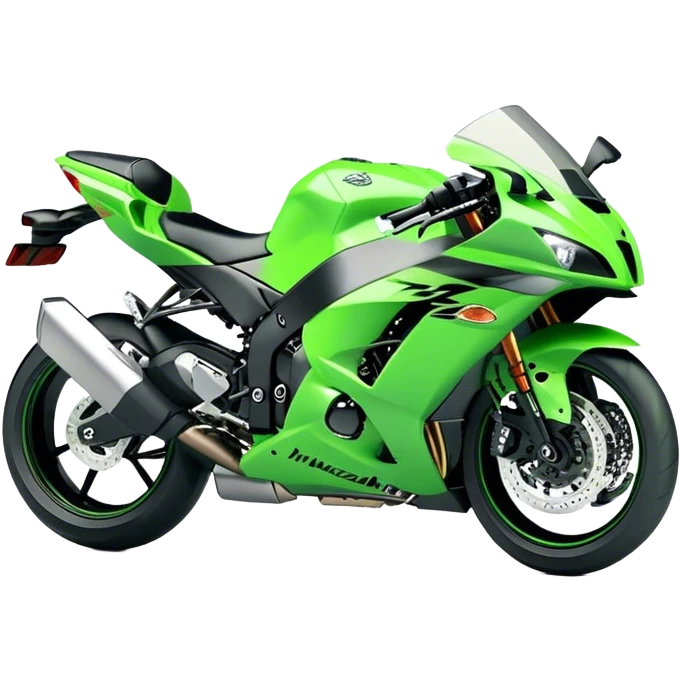 Kawasaki Ninja (Sportbike) - Kawasaki Ninja ZX-10R (Model Year: 2022) (Iconic colour: Green) emoji