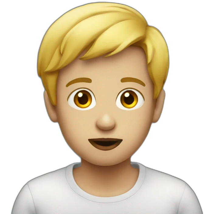 Smoking boy emoji