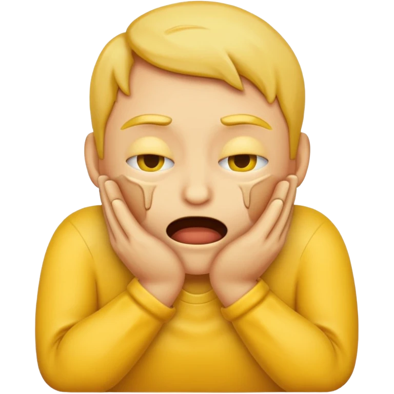 Create an emoji choking with hands emoji