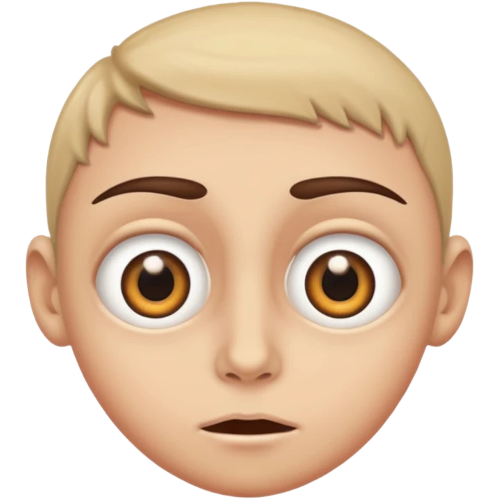 wide eyed emoji