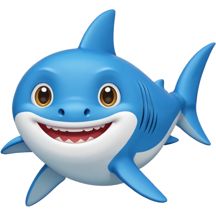 Blue Baby shark emoji