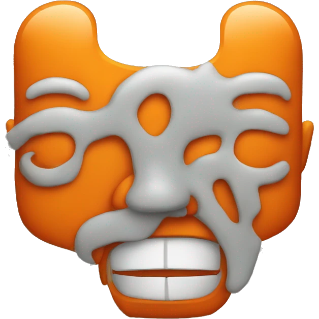 Orange airhead emoji
