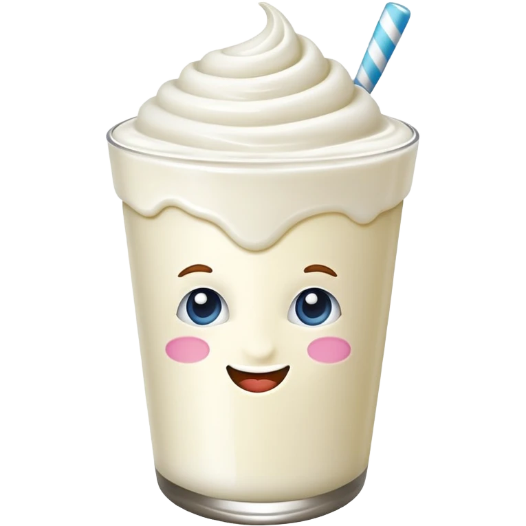 erstelle ein emoji von einem alpro joghurt der weint emoji