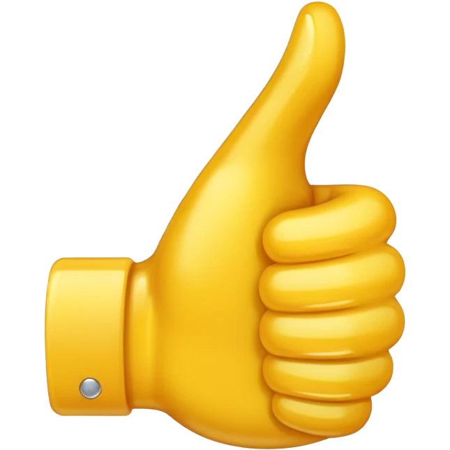 thumbs up emoji, positive and bold emoji