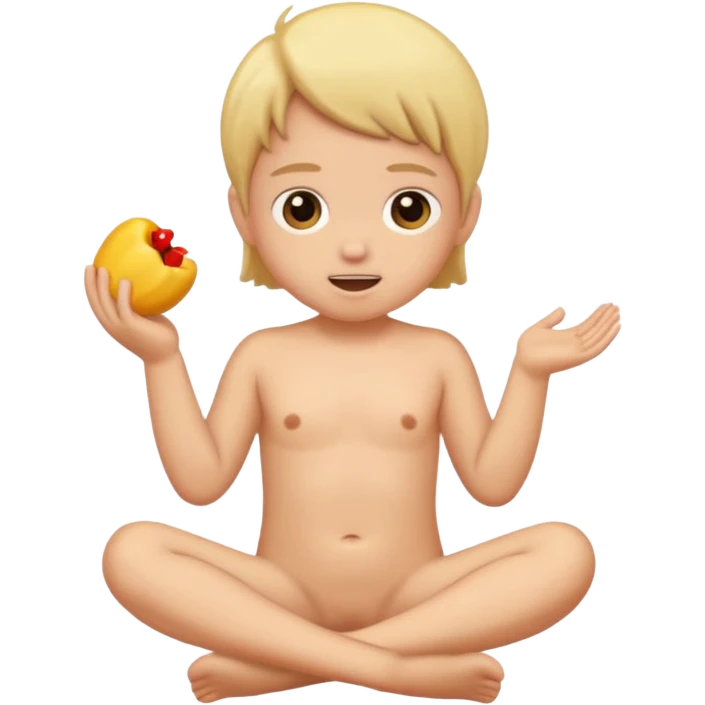 Child naked masturbating emoji