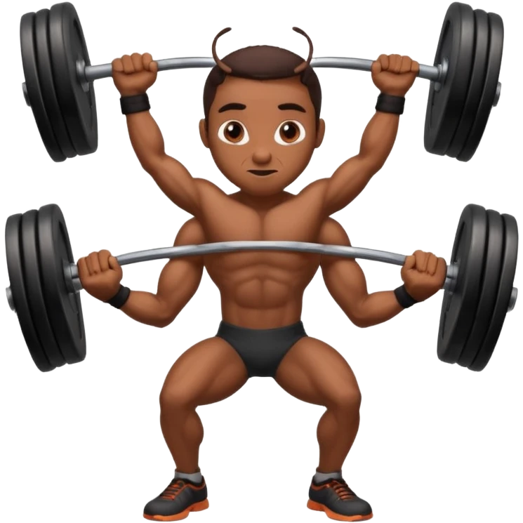 Une fourmi qui fait du developpe couché  emoji