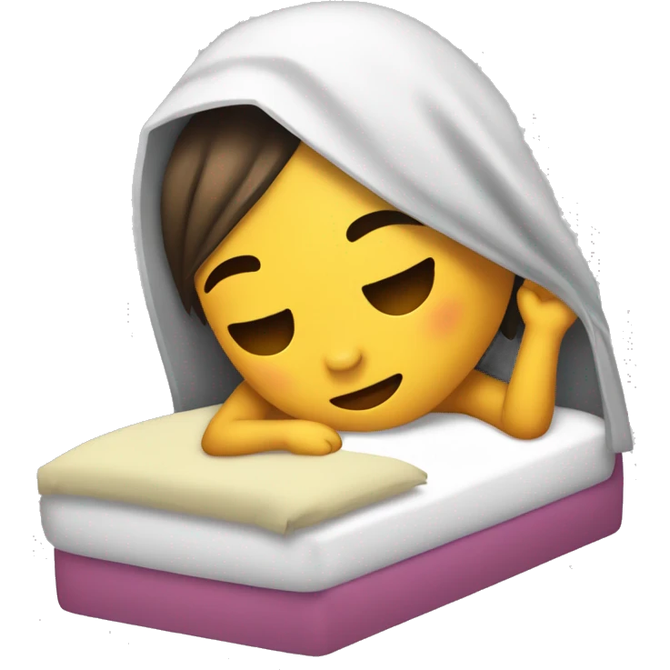 chica dormida  emoji