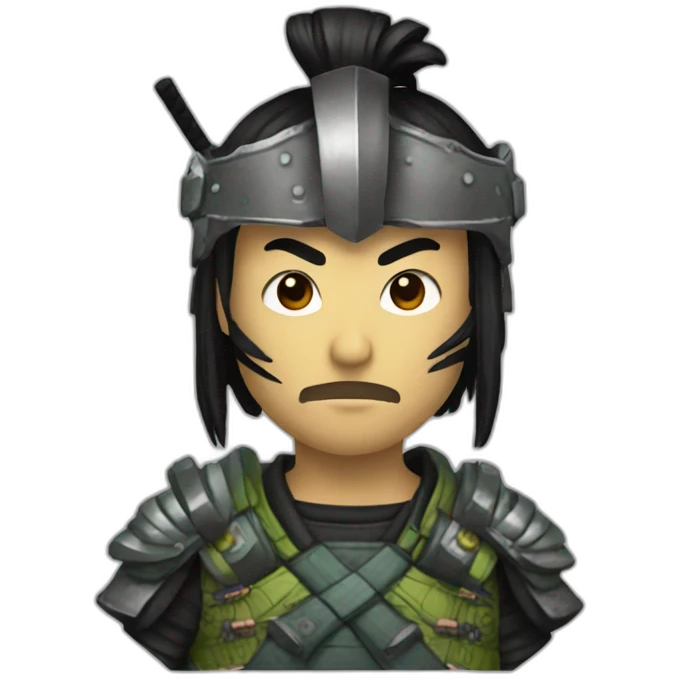 cyperpunk samurai emoji