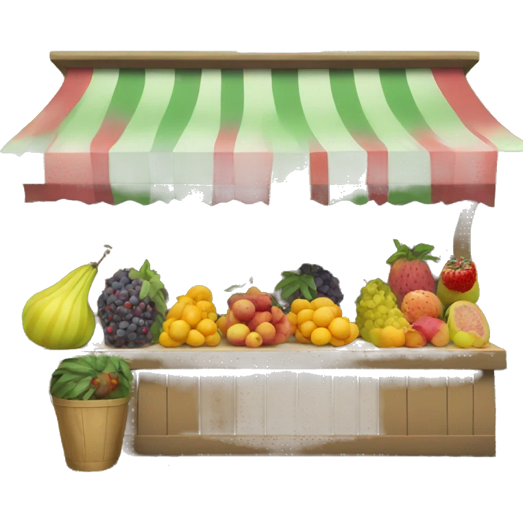 Fruit stand emoji
