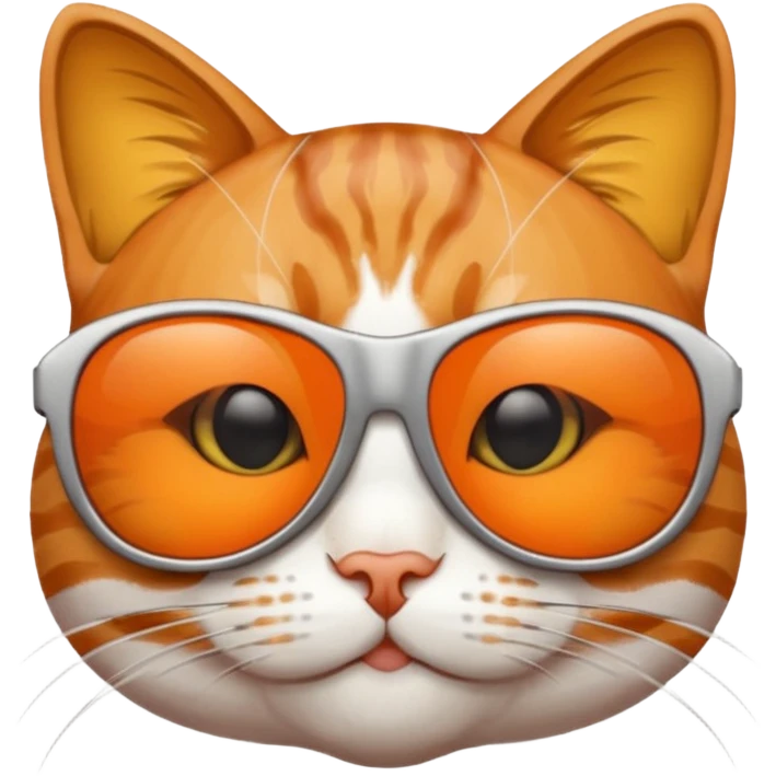 Cat wearing sunglasses emoji