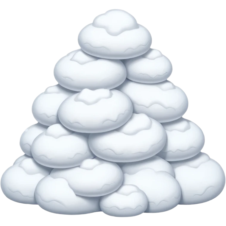 small pile of snow  emoji