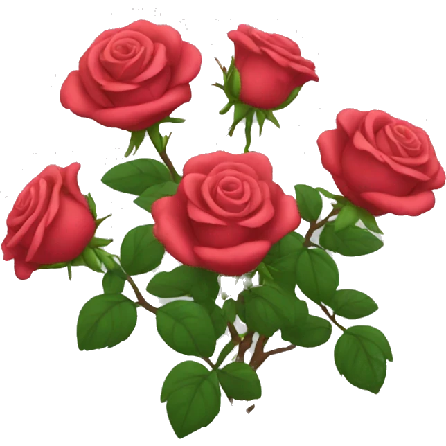 rose bush emoji