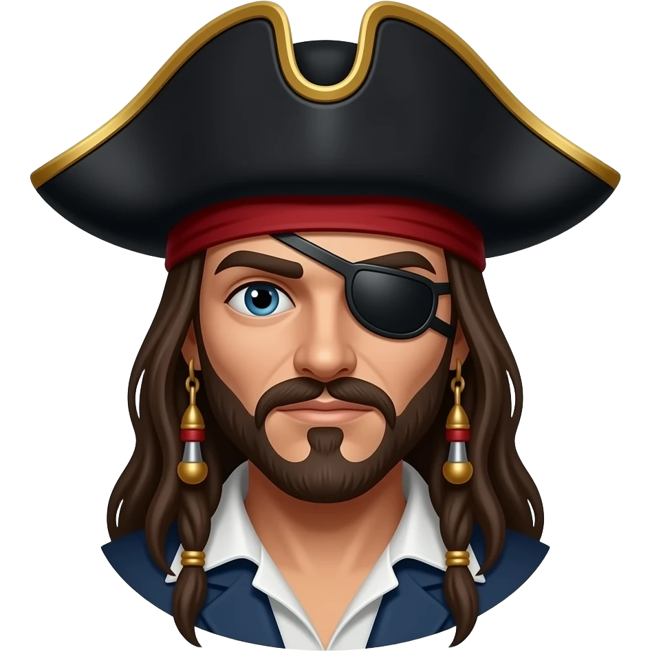Scary Pirate emoji
