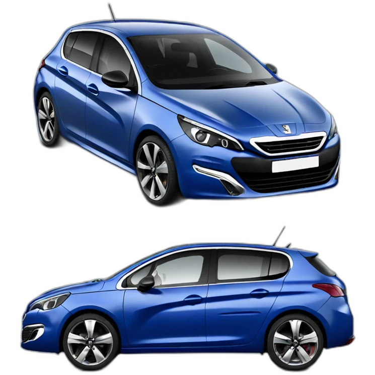 Peugeot 308 Bleu emoji