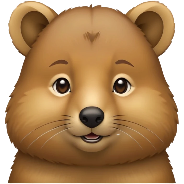 cinematic-noble-quokka-portrait-emoji,-poised-and-regal,-with-a-compact,-endearing-build-and-a-smooth,-well-groomed-brown-fur-that-glows-with-a-hint-of-golden-warmth,-deep-set-soulful-eyes-radiating-kindness,-simplified-yet-sharp emoji
