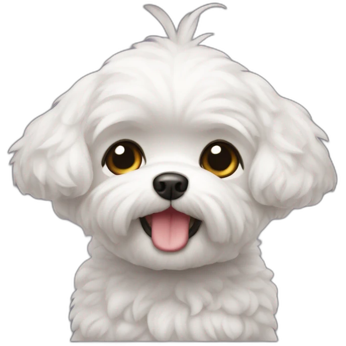 Bichón maltes emoji