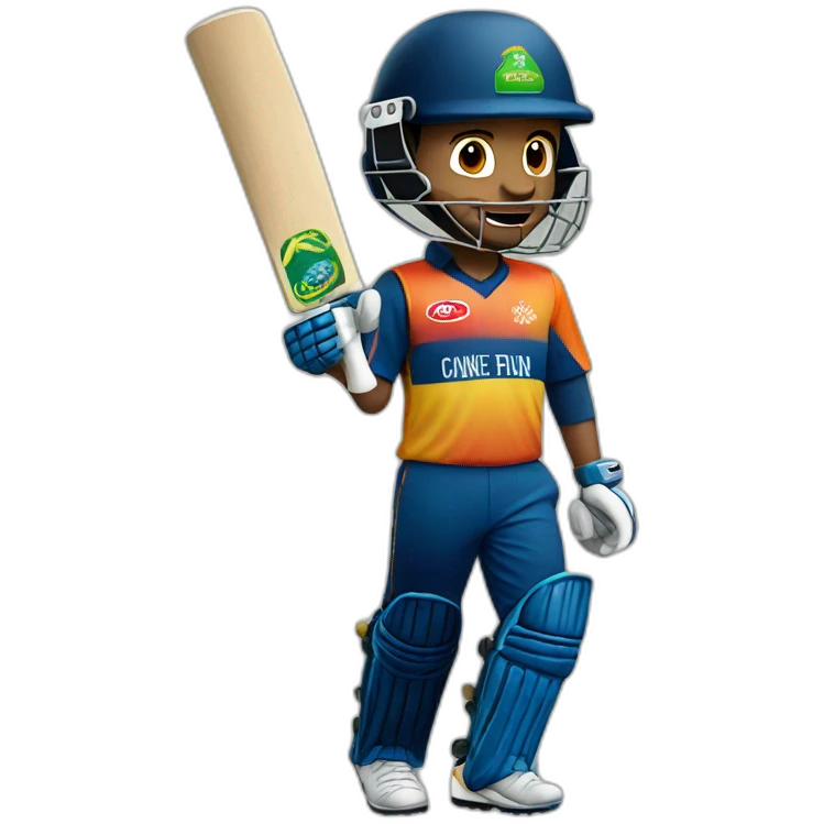 Cricket player  emoji