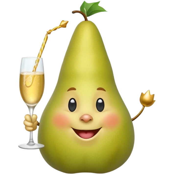 Birne die Party macht  emoji