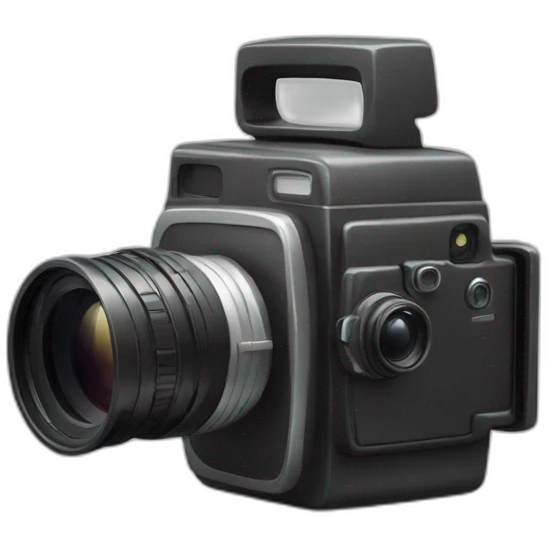 simple shape of film camera emoji