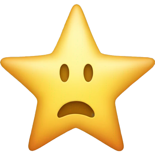 Half star emoji