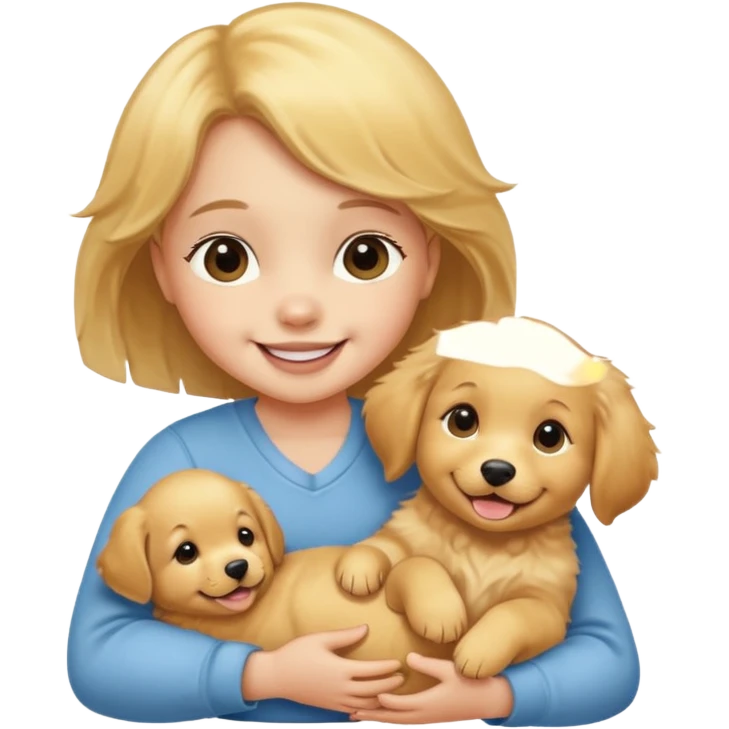Baby with Dog. emoji