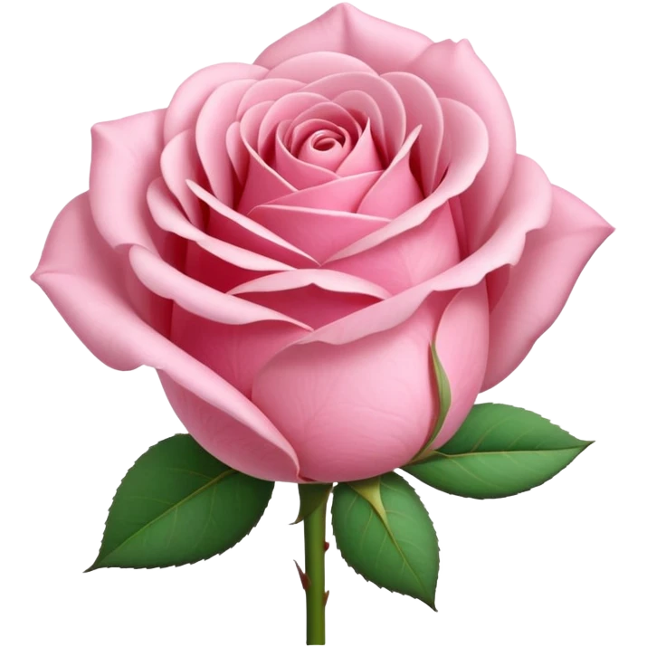 light pink rose bud emoji