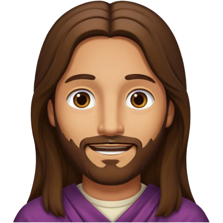 Jesus telling a story emoji