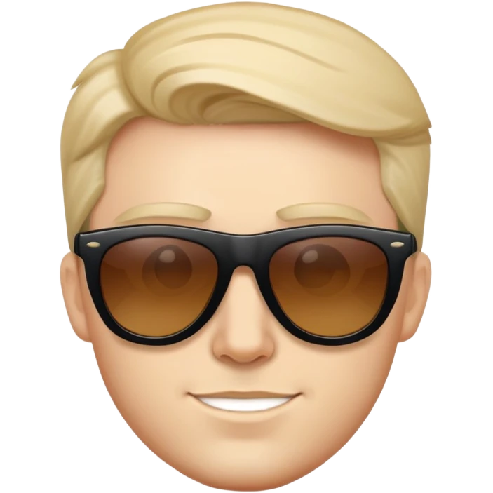 Spencer with sunglasses  emoji