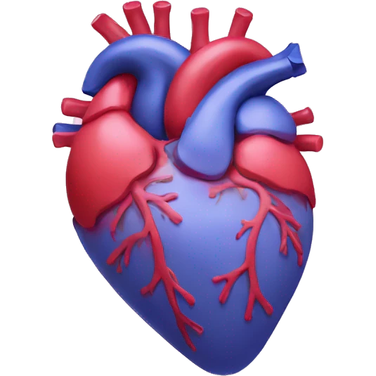 a heart anatomy emoji