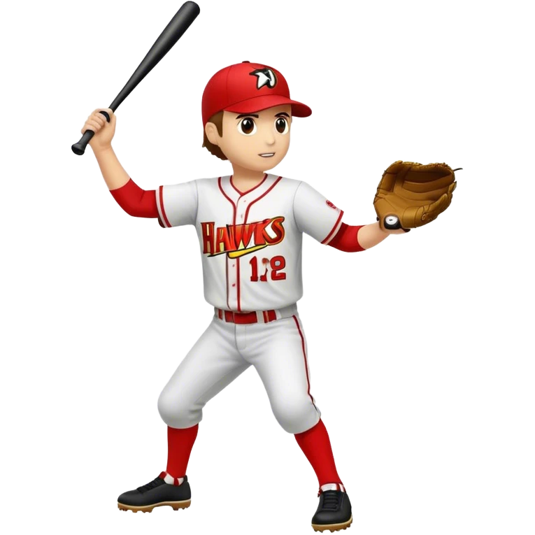 Hawks baseball  emoji