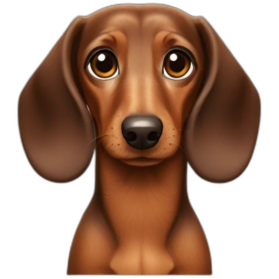 Hard hair kaninchen dachshund emoji
