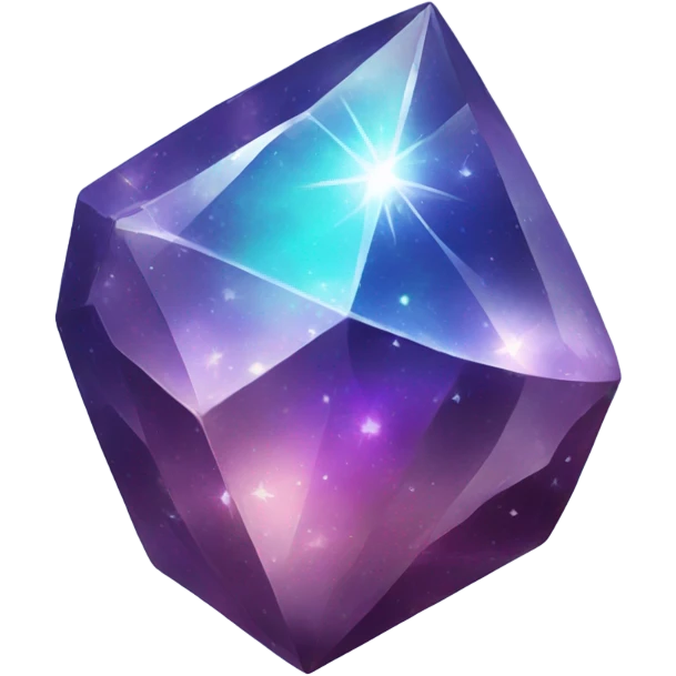 Crystal Mineral Galaxy Sparkle emoji