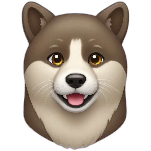 loutre sur akita emoji