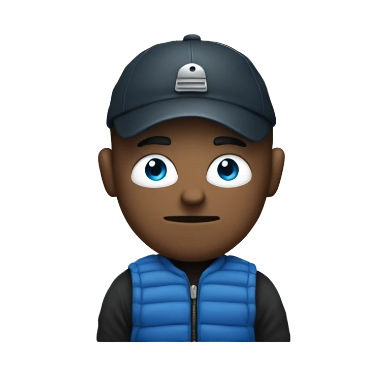 Robber emoji with Amazon blue vest on  emoji