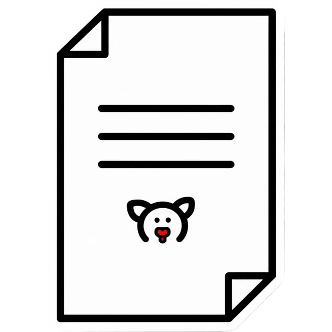 Birth certificate document with name and date fields emoji